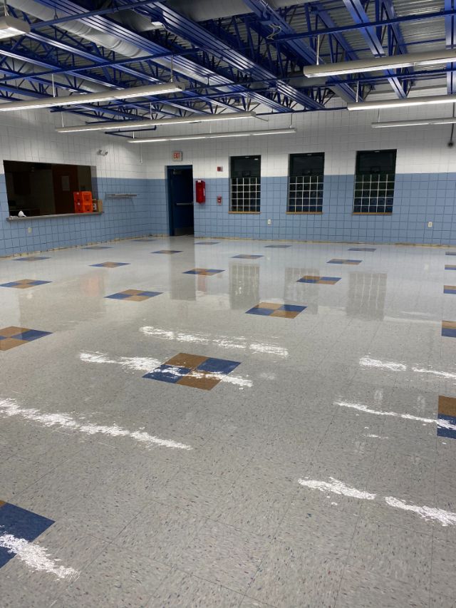 Commercial floor care youngstown vct waxing